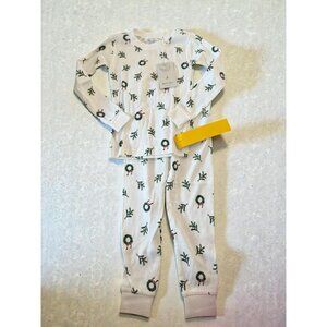 PETIT LEM Toddler Bloomingdales Holiday Christmas Pajama Set Size 4 NEW NWT